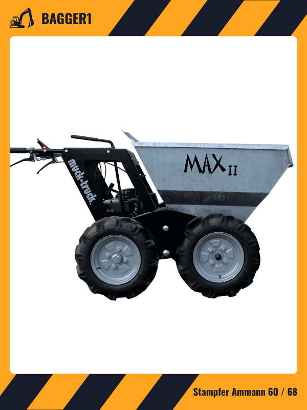 Silberner Dumper mit MAX II Schriftzug.